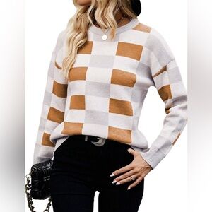 Checkered Sweater